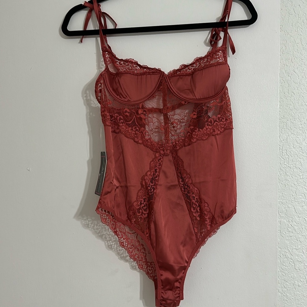 Lace Trim Bodysuit